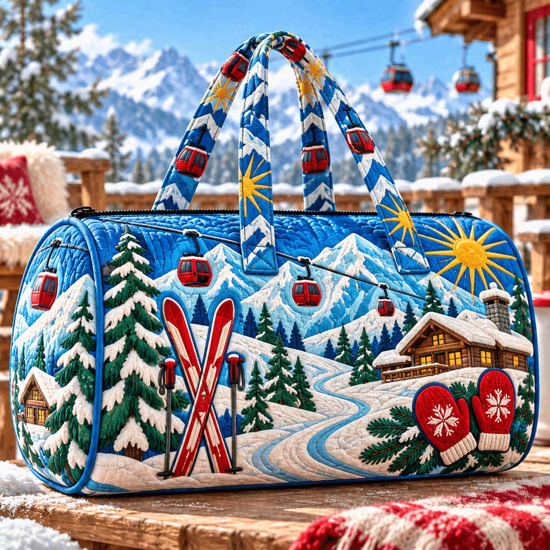 HOLIDAY SPECIAL! Ski Slope Weekender Quilted Duffle PREORDER