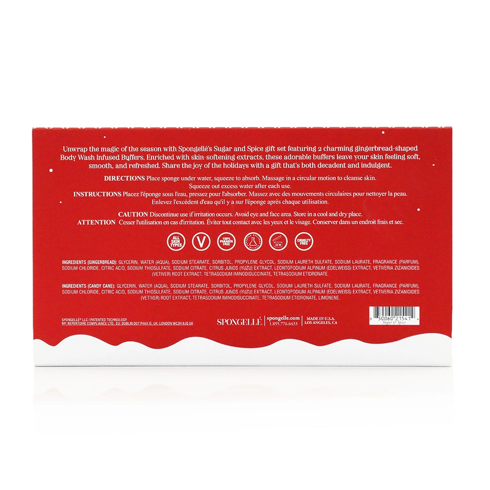 Sugar & Spice Gingerbread Spongelle Holiday Gift Set PREORDER
