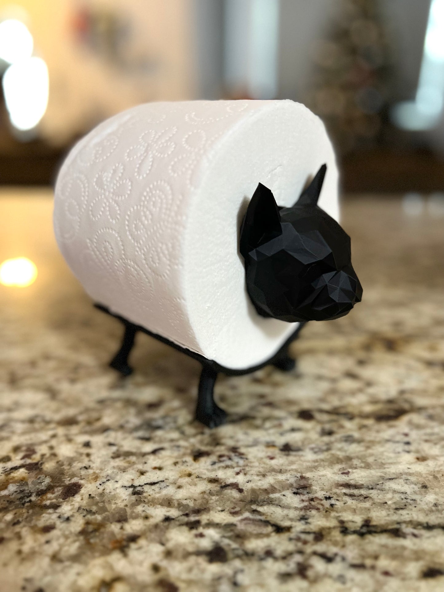 Made by Mike: Frenchie Toilet Paper Holder