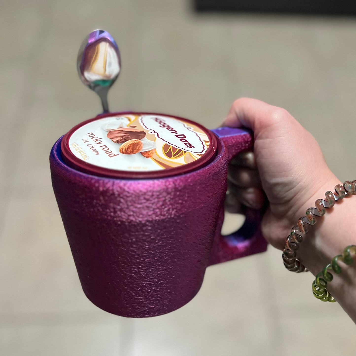 Made by Mike: Ice Cream Pint Mug with Spoon Slot