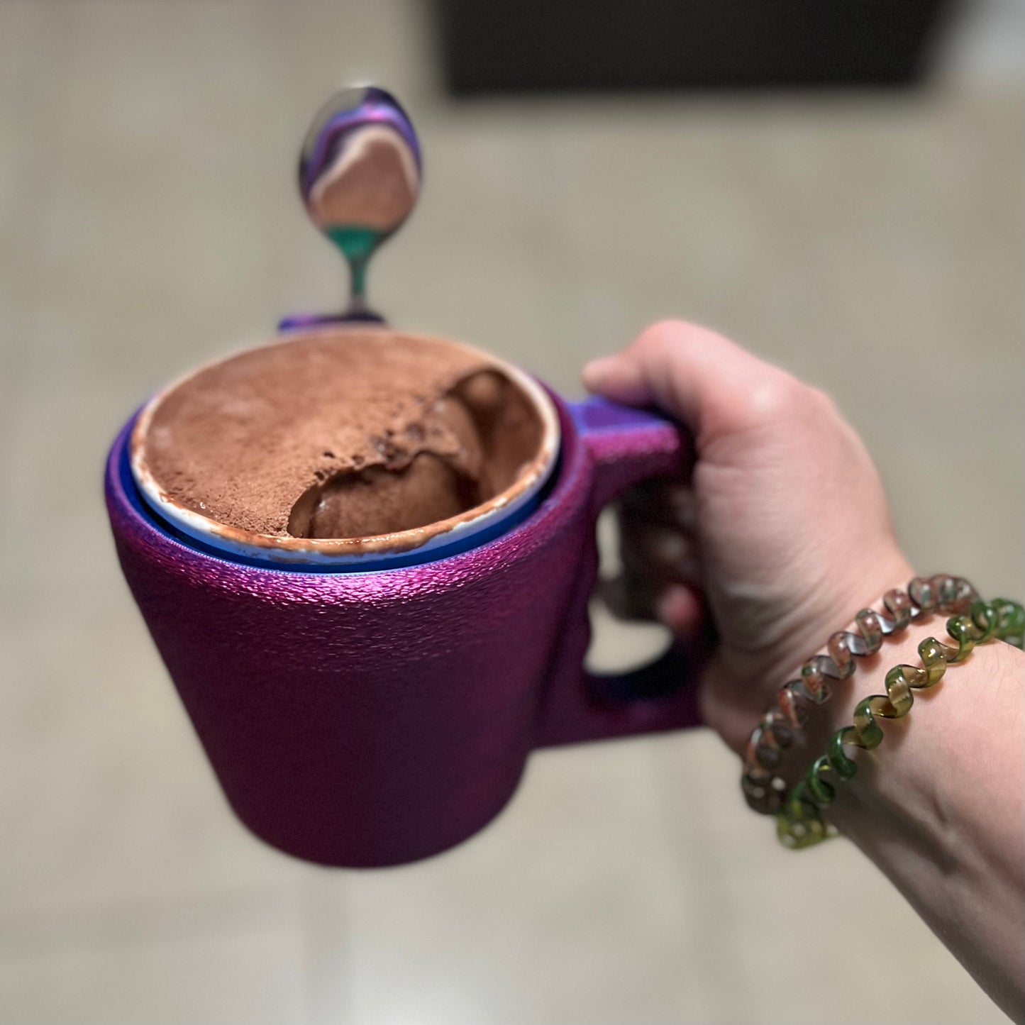Made by Mike: Ice Cream Pint Mug with Spoon Slot