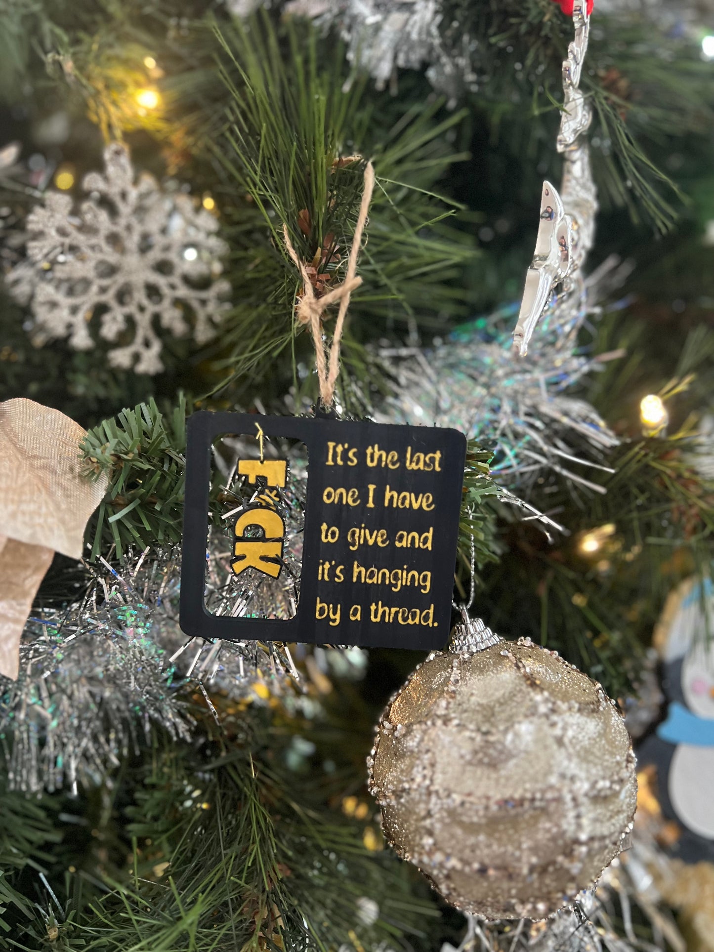 Made By Mike: Last F*** 3D Printed Ornament