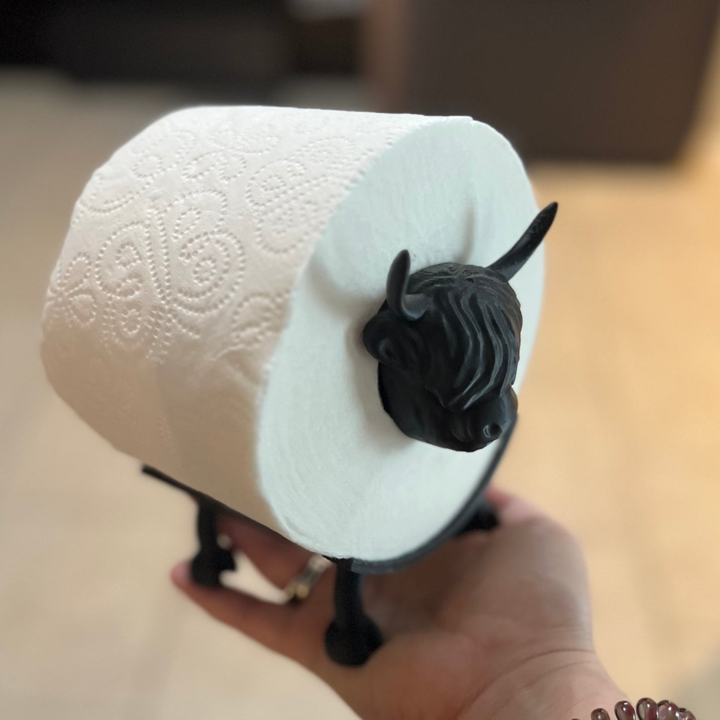 Made by Mike: Frenchie Toilet Paper Holder