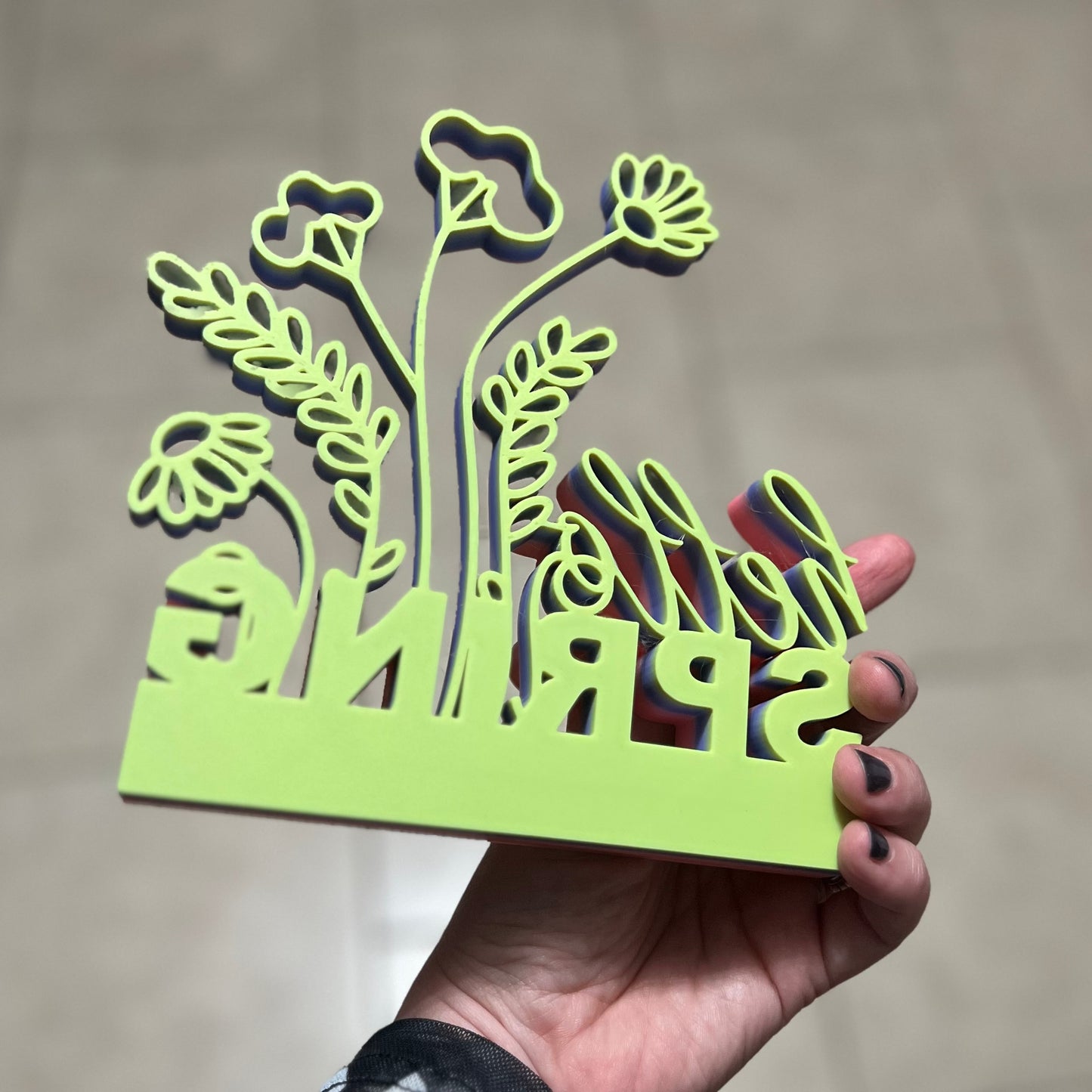 Made by Mike: Hello Sping Decor