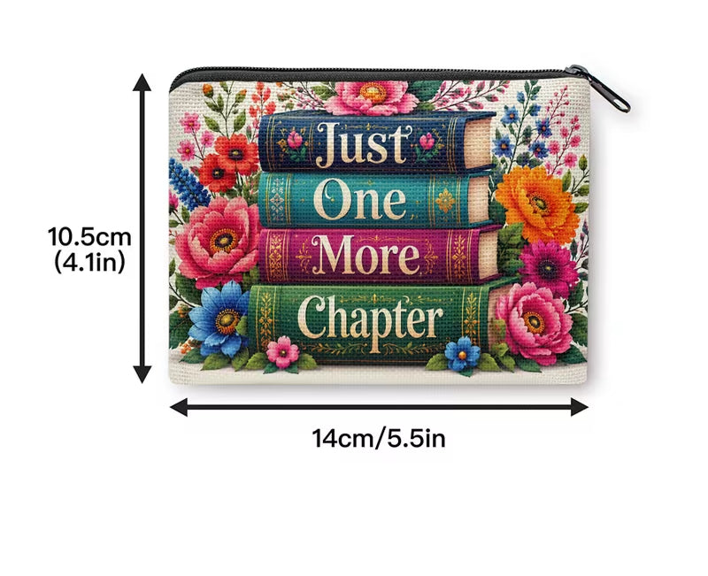 Just One More Chapter Cion Pouch