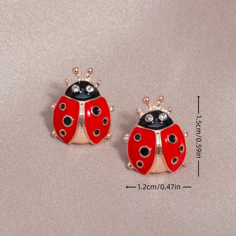 Lady Bug Earrings