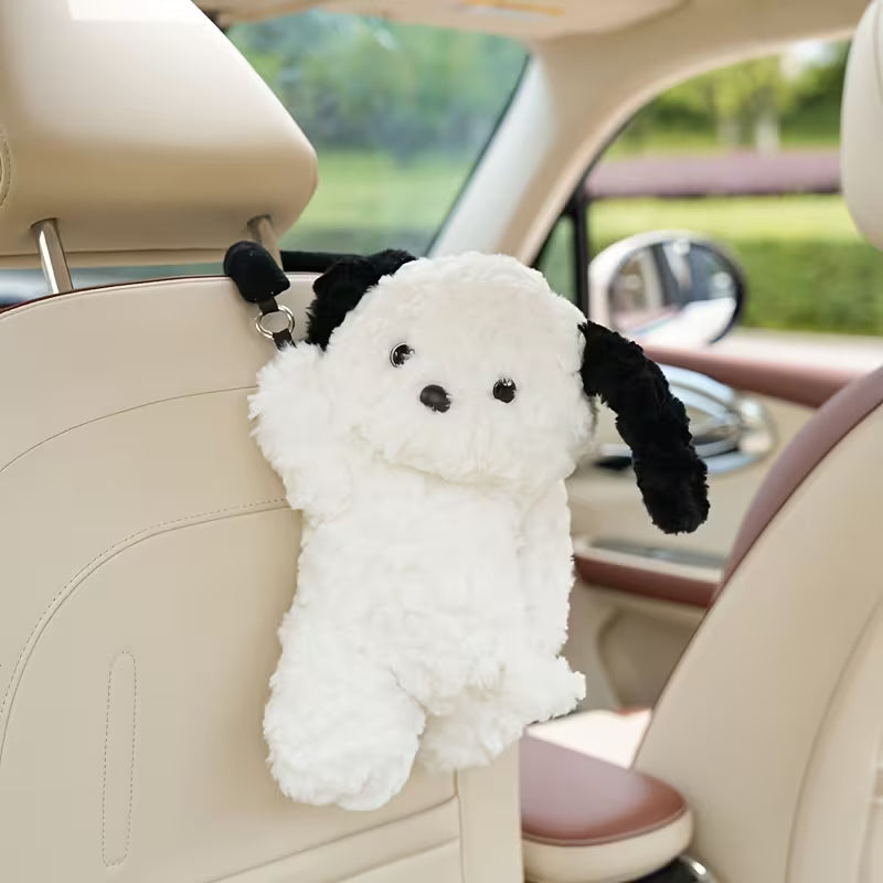 Plush Dog Tissue Box