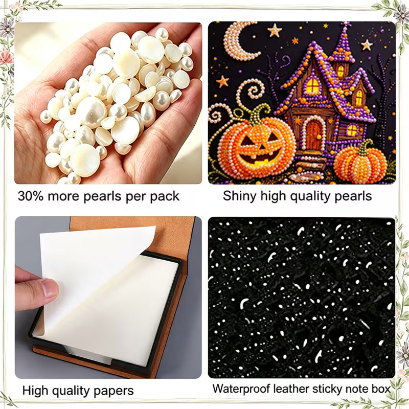 Haunted House Note Box Pearl Painting Kit