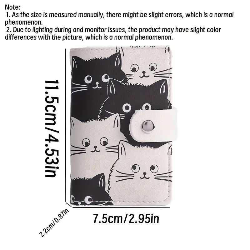 Black & White Cat Card Holder