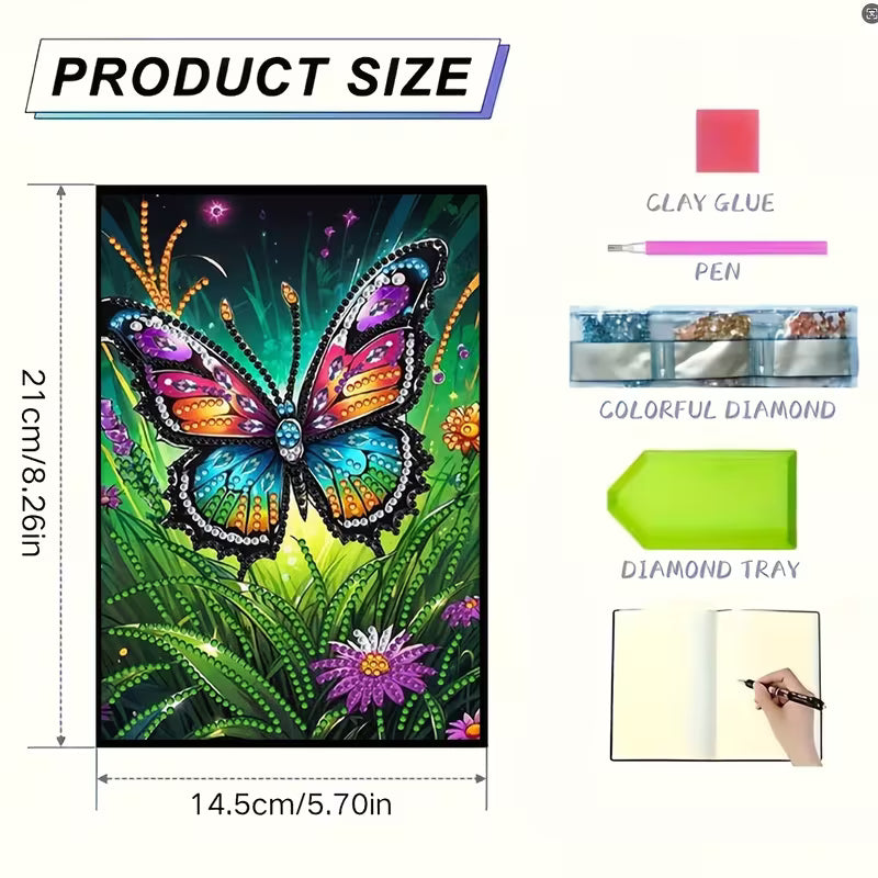 Preorder Butterfly Diamond Art Notebook