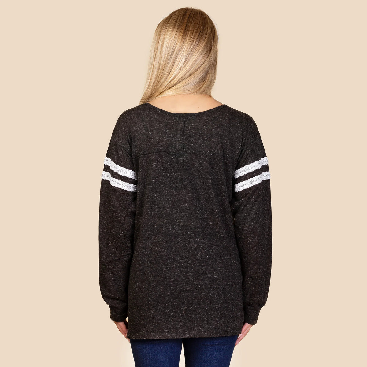 Sunshine & Redeo Star Long Sleeve Top - Black