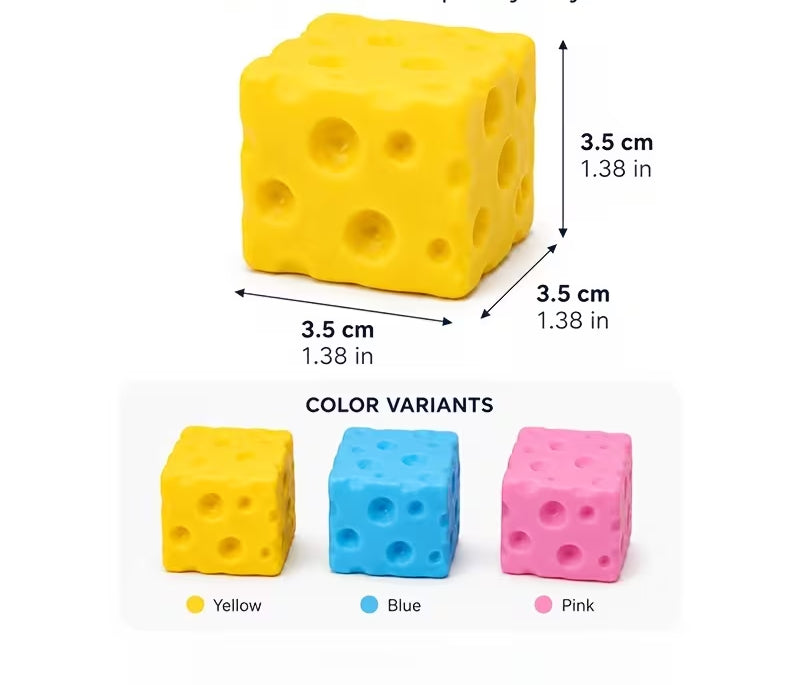 Mystery Color Mini Squishy Cheese