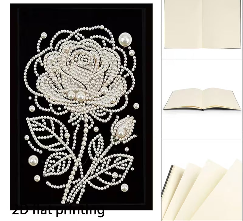 Flower Pearl Painting Notebook Kit