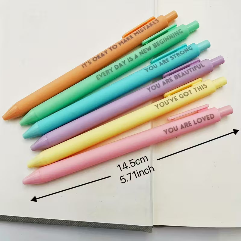 6 IInspirational Quotes Pens
