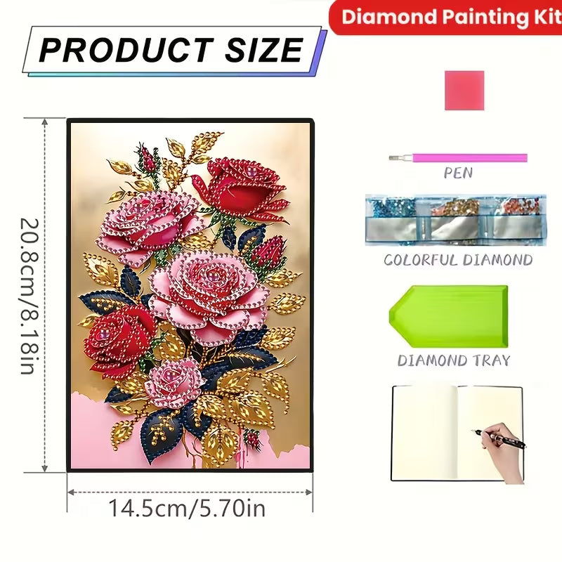 Preorder Floral Diamond Art Notebook
