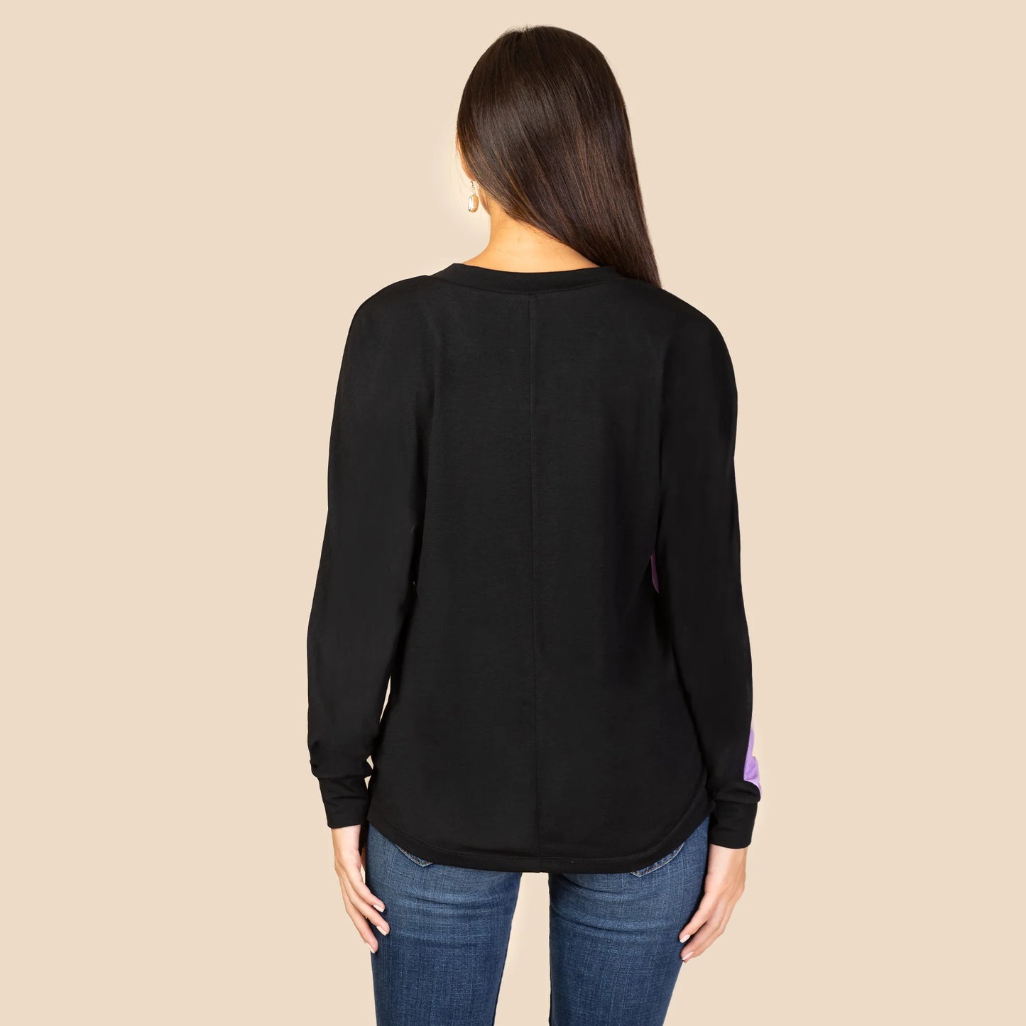 Sunshine & Redeo Color Block Long Sleeve Top