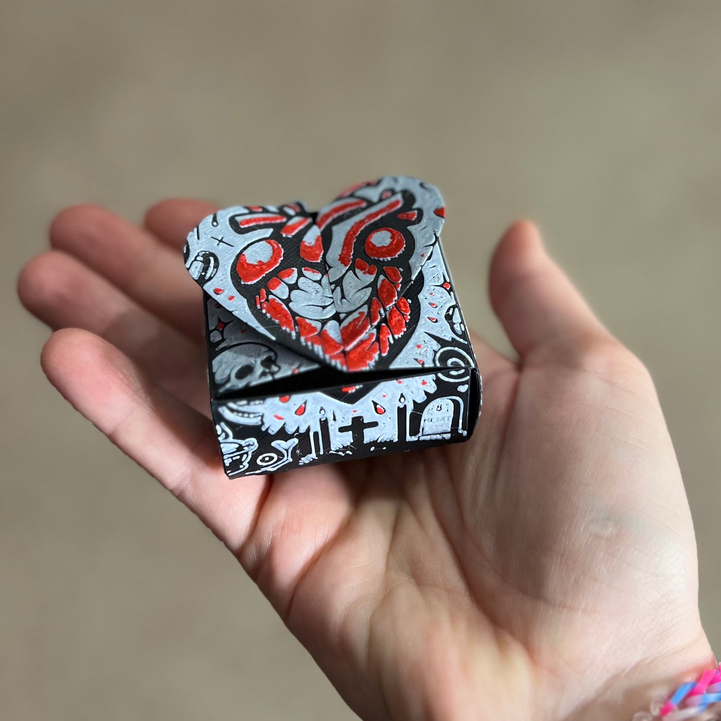Made by Mike: Mystery 3D Printed Folding Heart Box