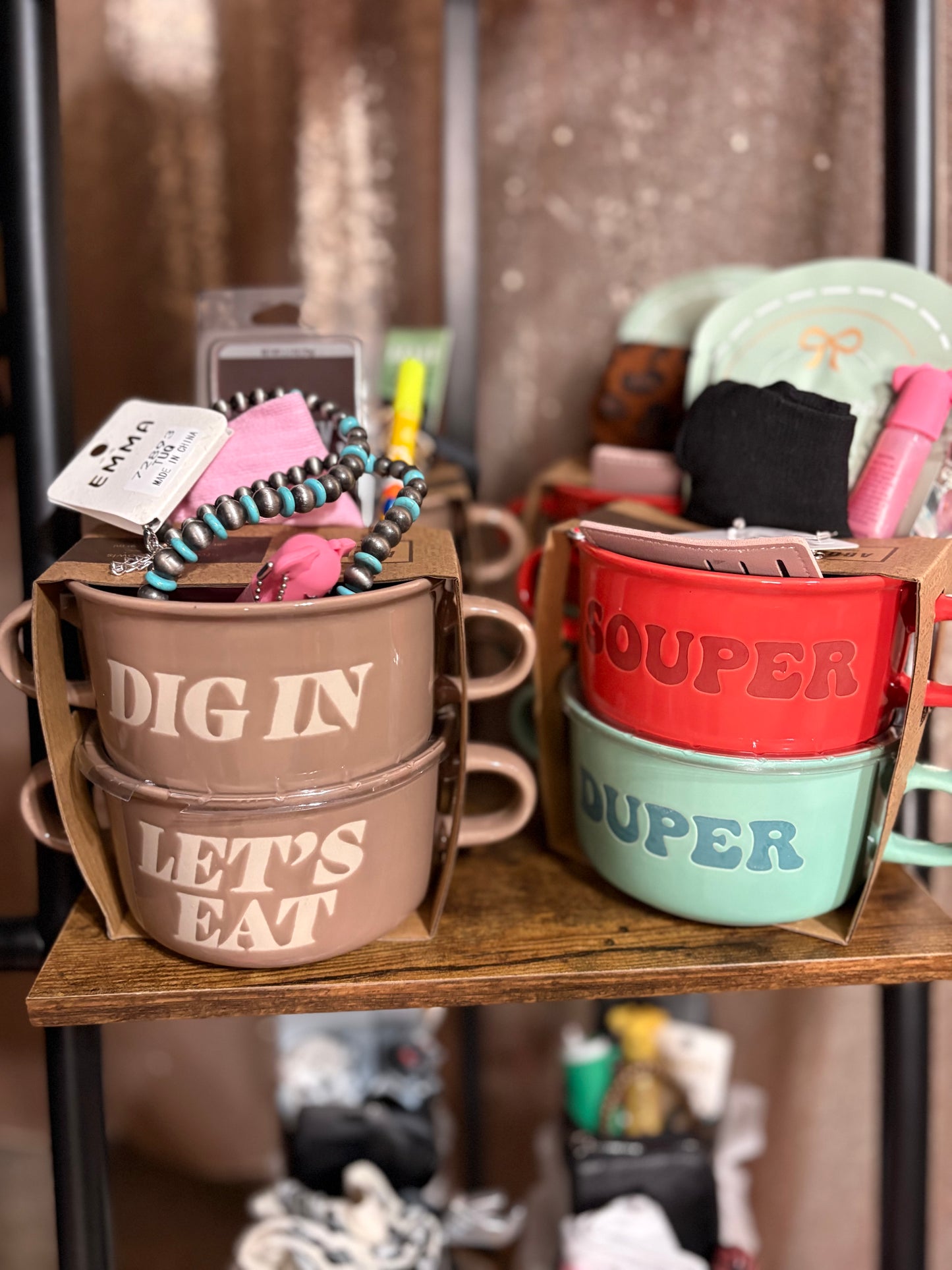 SOUP-er Snacks Pick a Piece Ceramic Containers