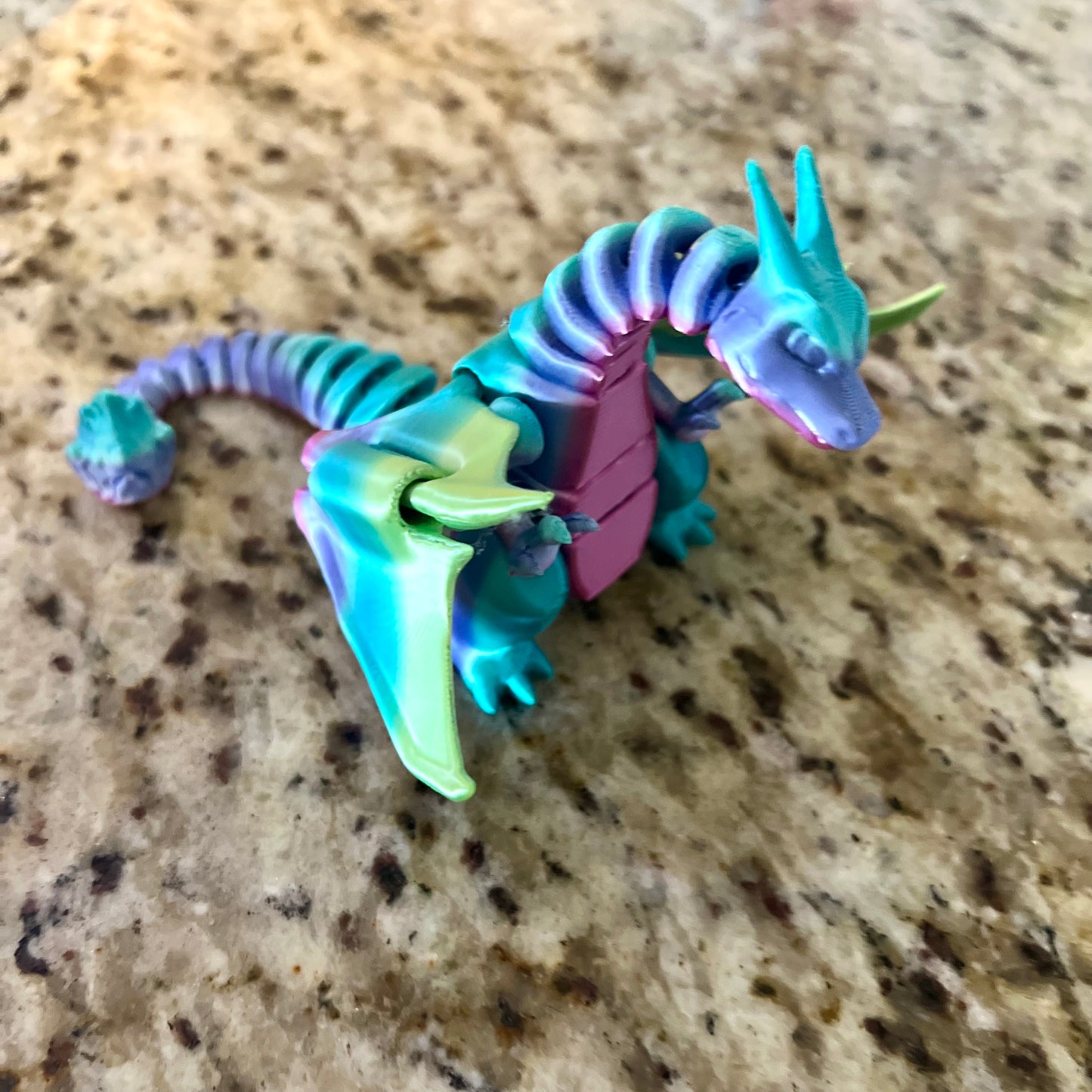 Made by Mike: 3D Printed Fire Breathing Dragon Fidget