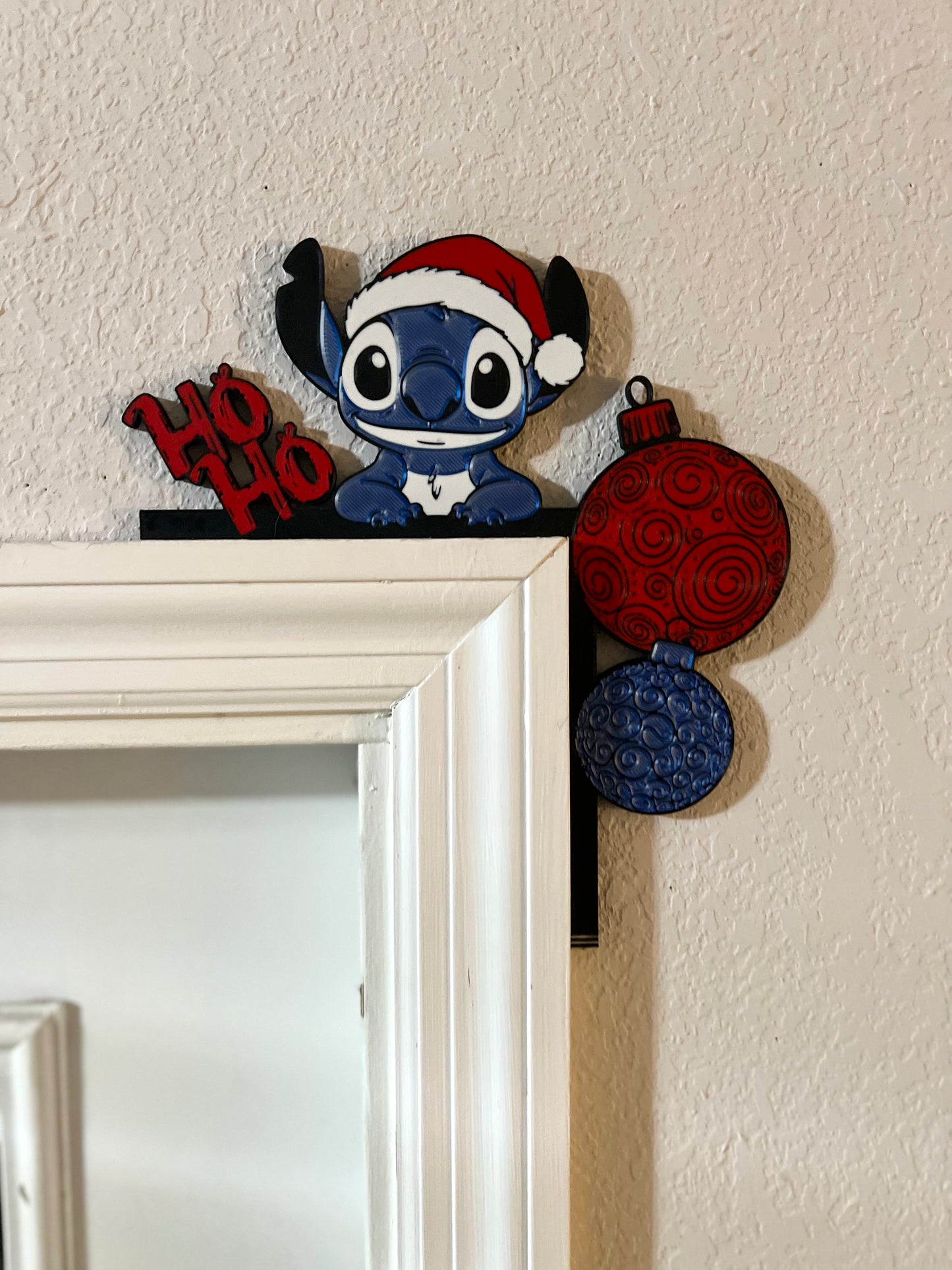 Made by Mike: Blue Alien 3D Printed Door Frame Corner