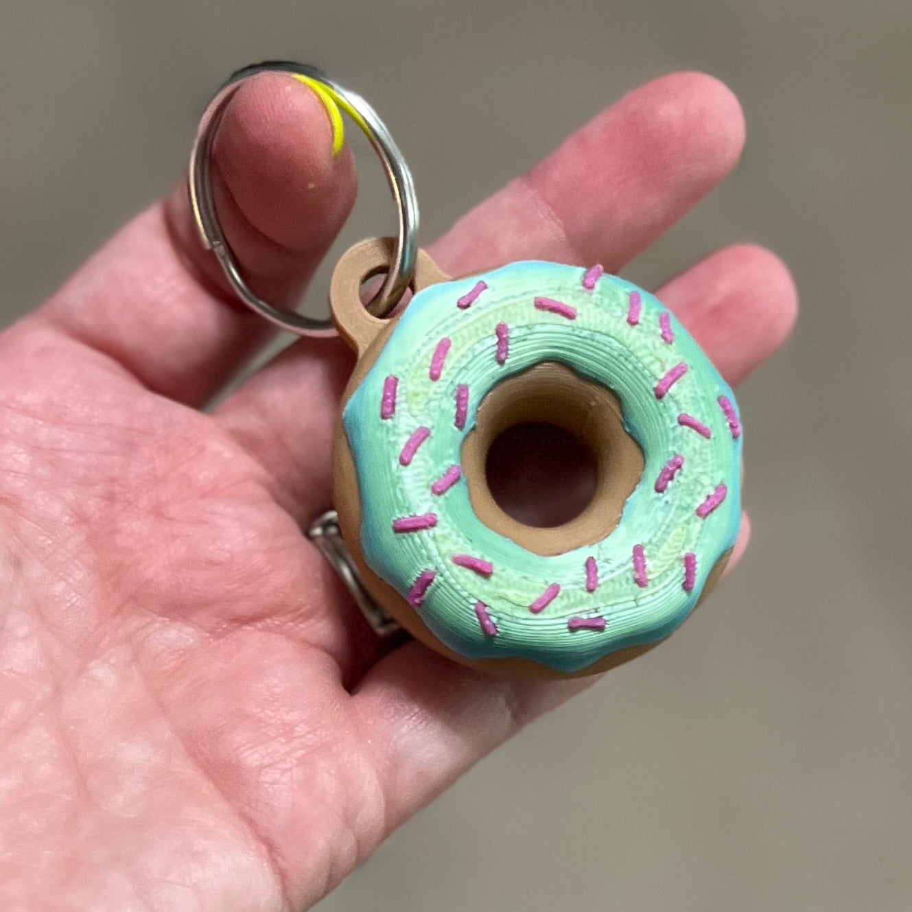 Made by Mike: Donut Pill Case Keychain