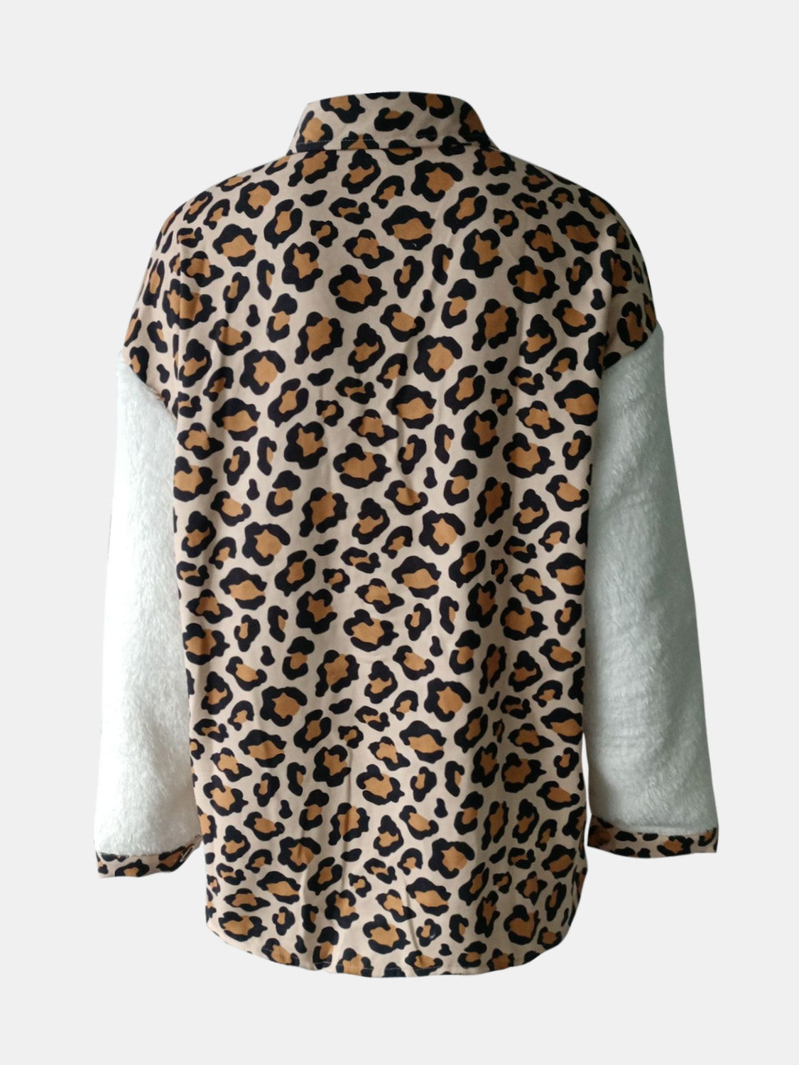 Fuzzy Button Up Long Sleeve Jacket - 5 Colors!