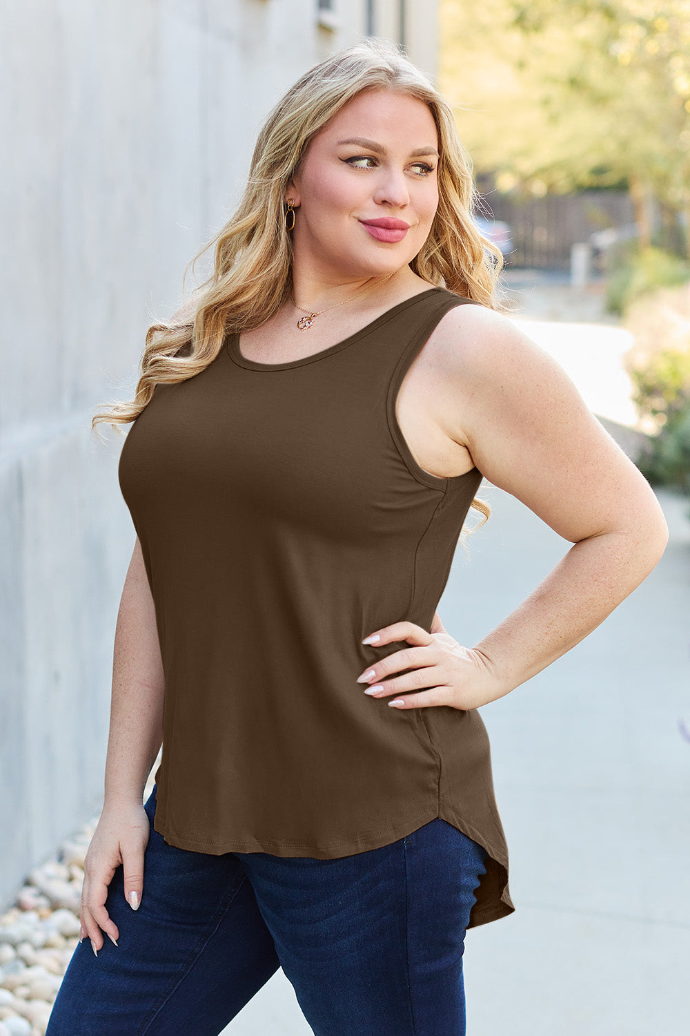 Basic Bae Full Size Round Neck Tank - in 5 Colors!