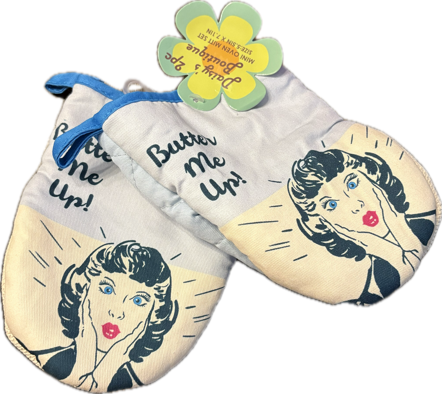 2 Butter Me Up Hand Oven Mitts