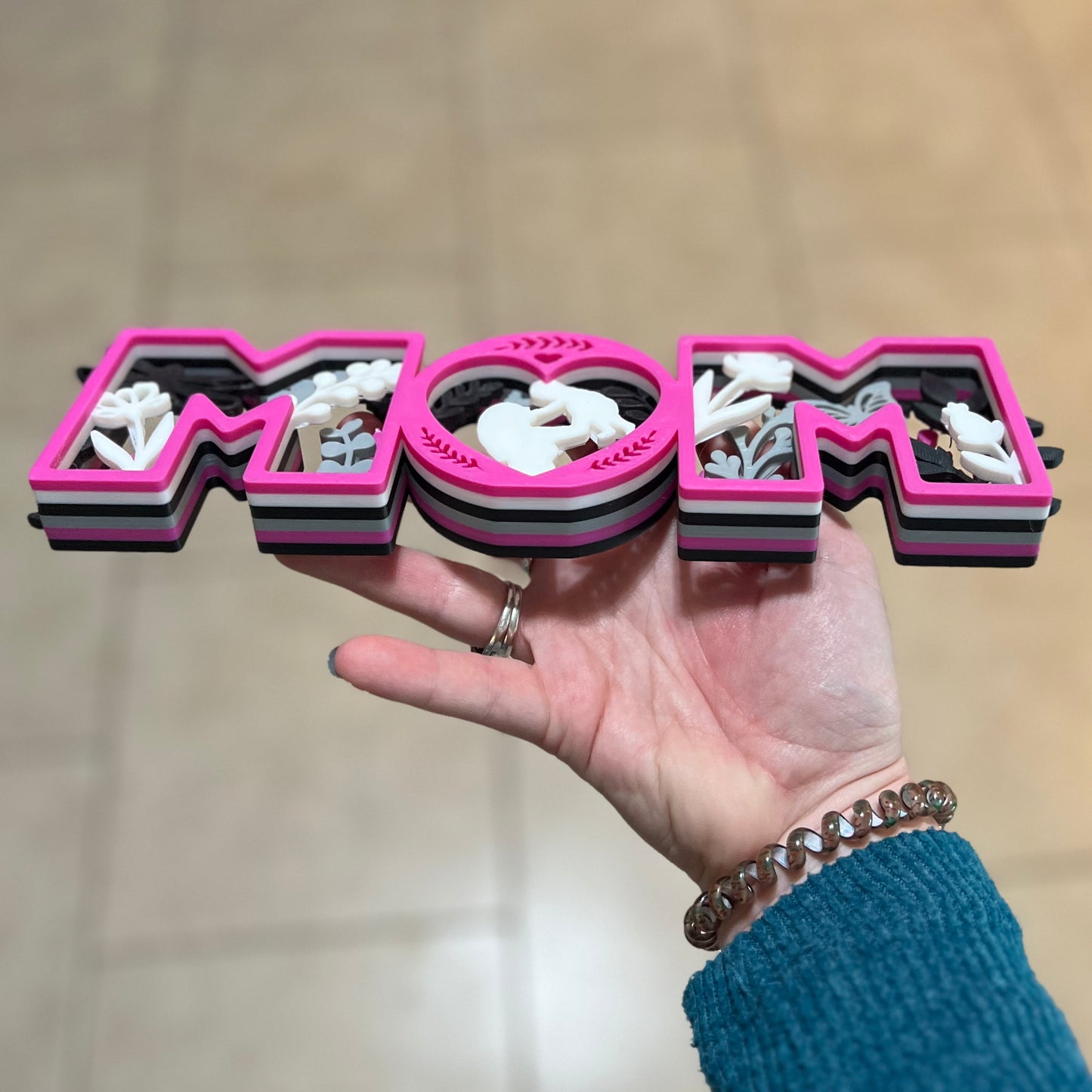Made by Mike: MOM Filigree Sign
