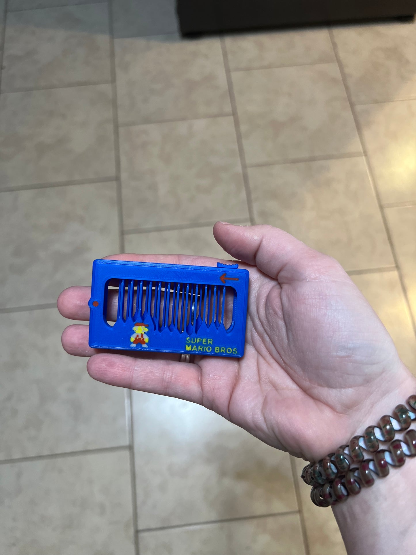 Made by Mike: 3D Printed Super Bros Theme Song Keychain