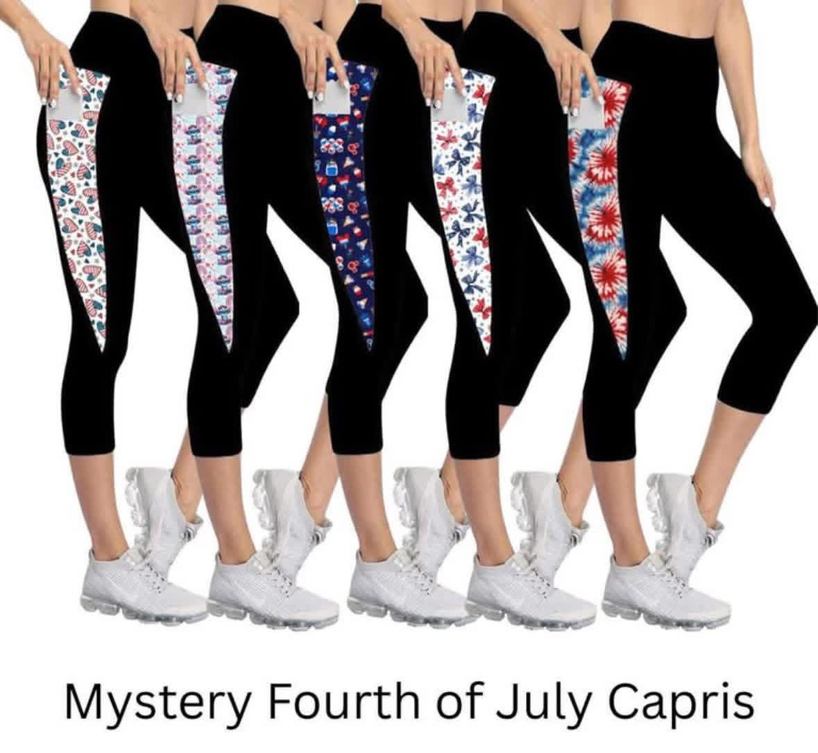 Mystery Americana Capri Leggings