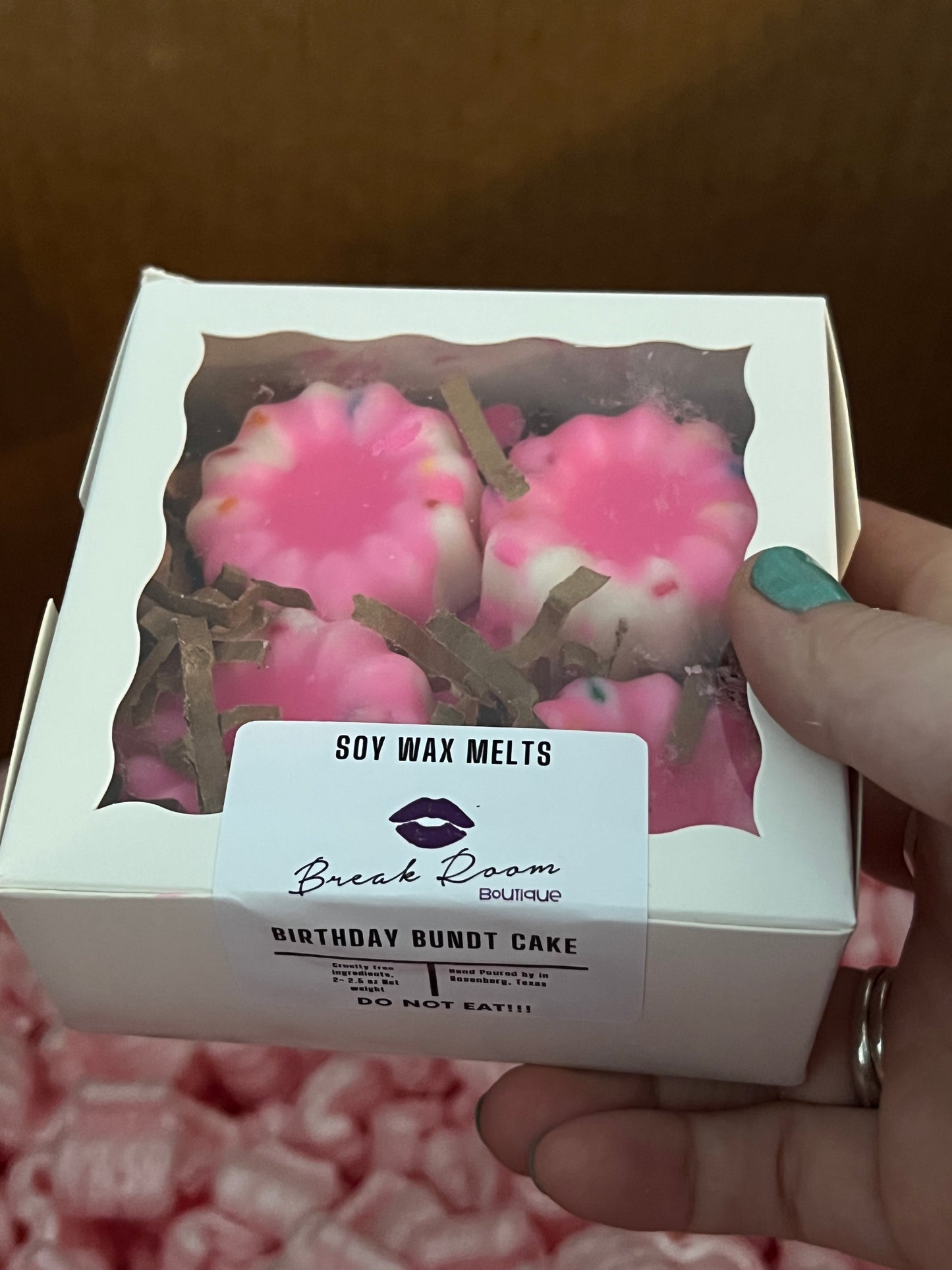 READY TO SHIP Soy Wax "Food" Bakery Box Melts