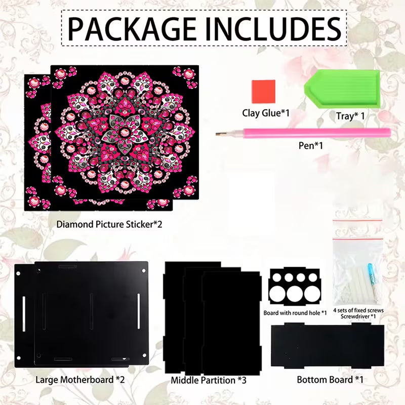 Preorder Mandala Diamond Art Pen Holder