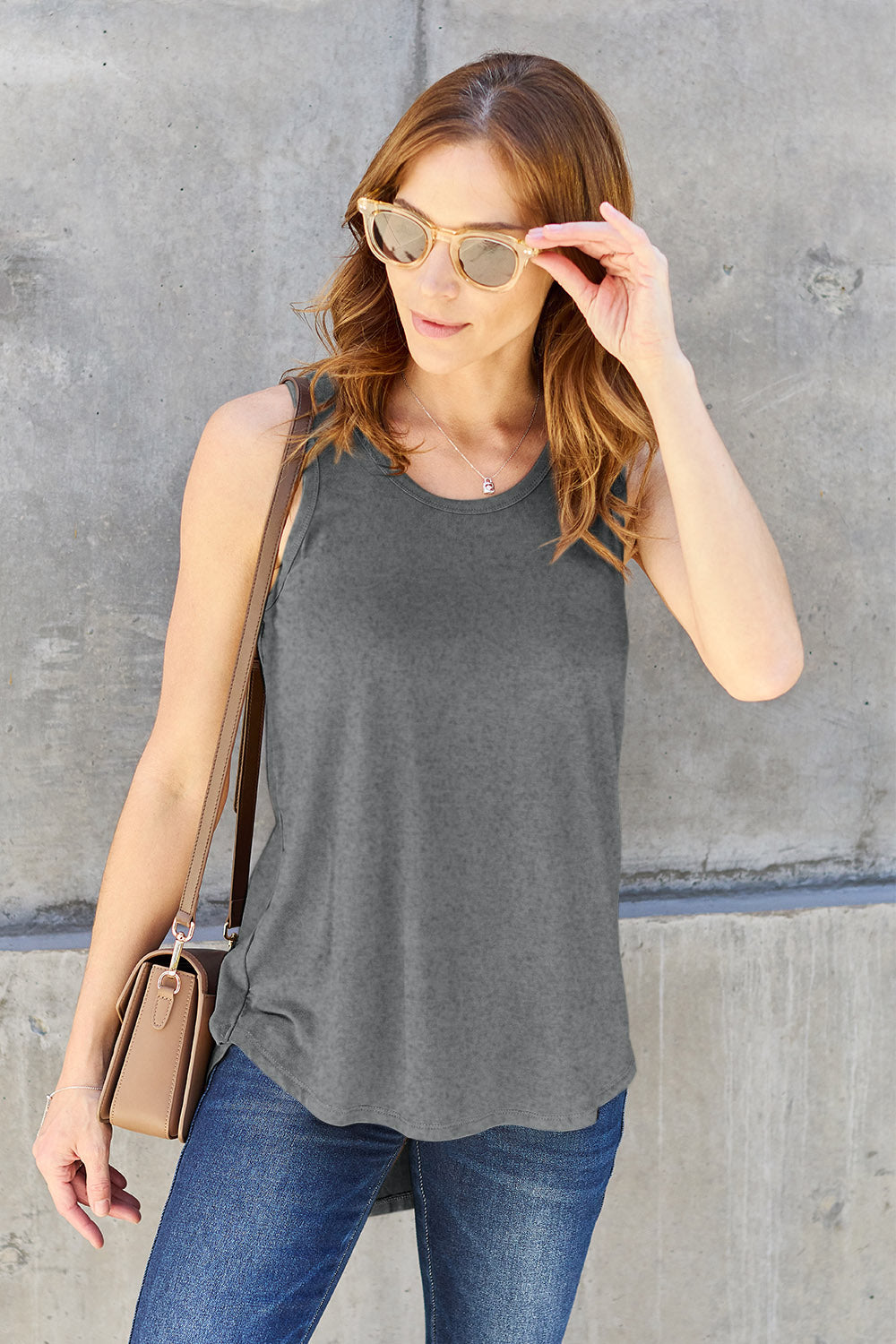 Basic Bae Full Size Round Neck Tank - in 5 Colors!