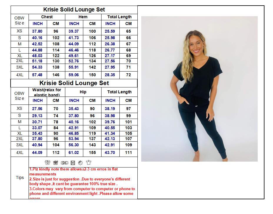 Krisie V-Neck Lounge Set in Purple