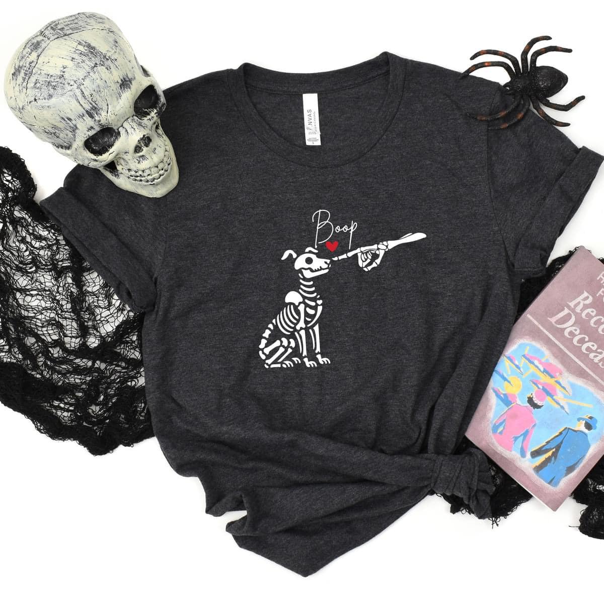 Boop Dog Skeleton Sweatshirt Graphic