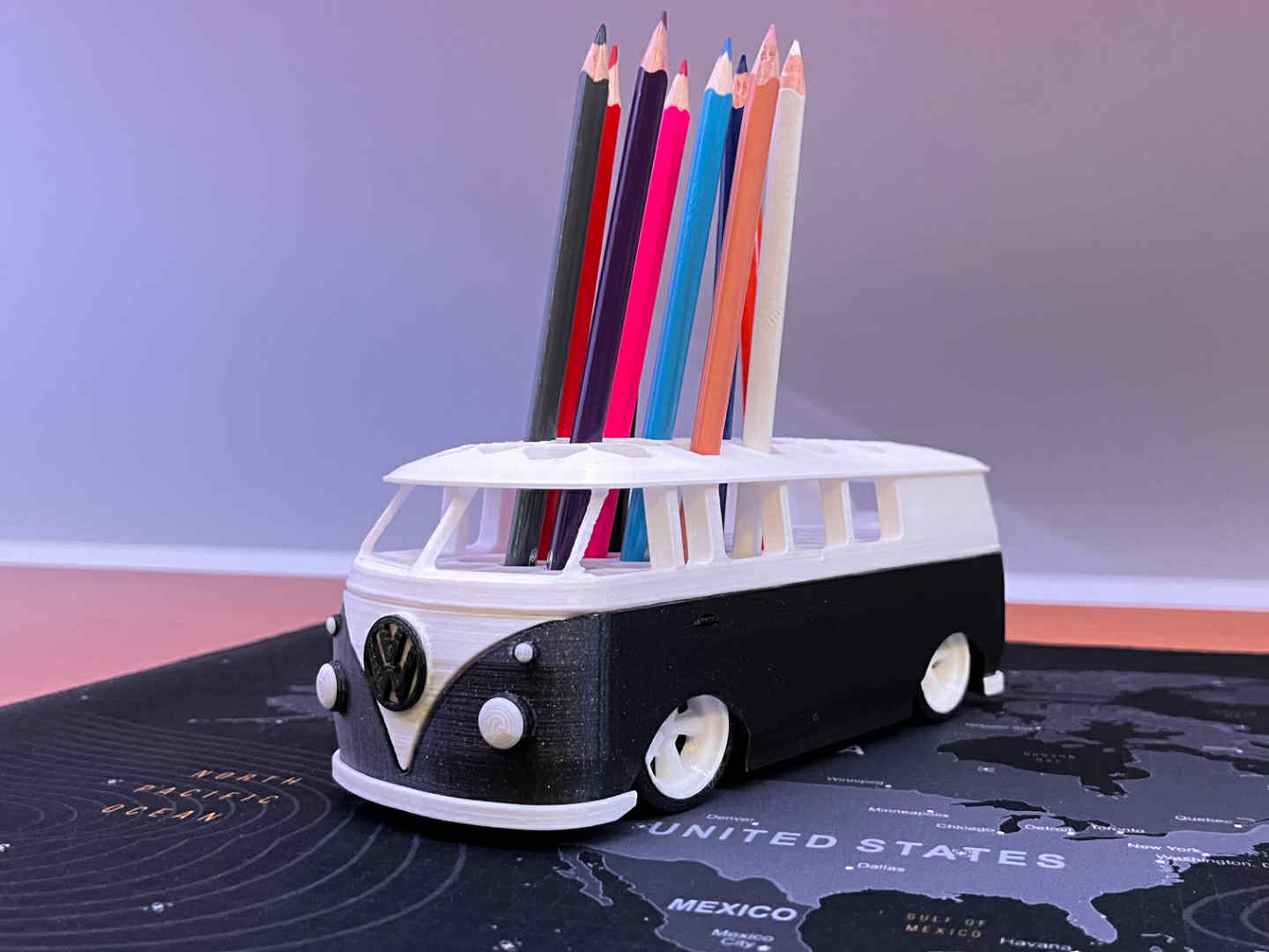Made by Mike: VW Bus Pencil Hder