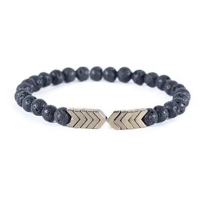 Lava Bead Arrow Bracelets - 5 Color Options!