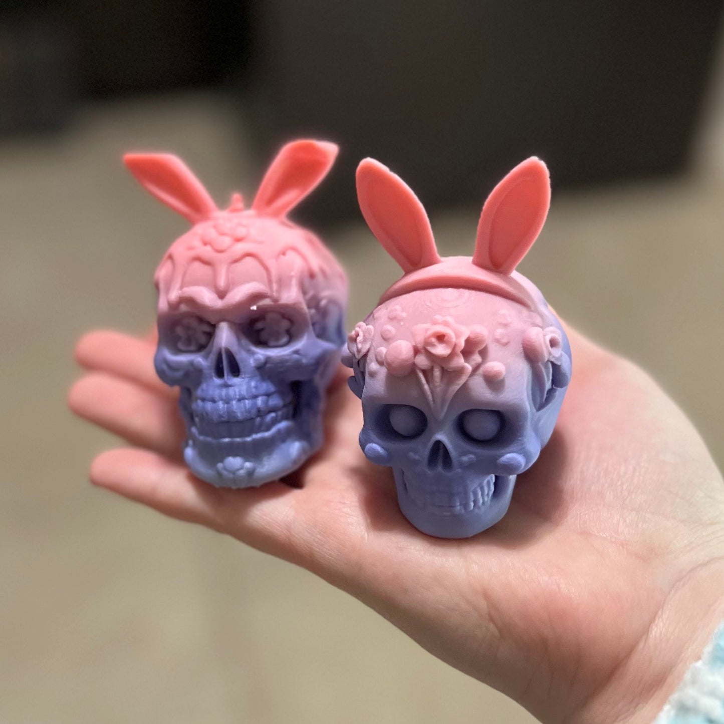 Made by Mike: 3D Printed Spring Bunny Skull - Colors by Request