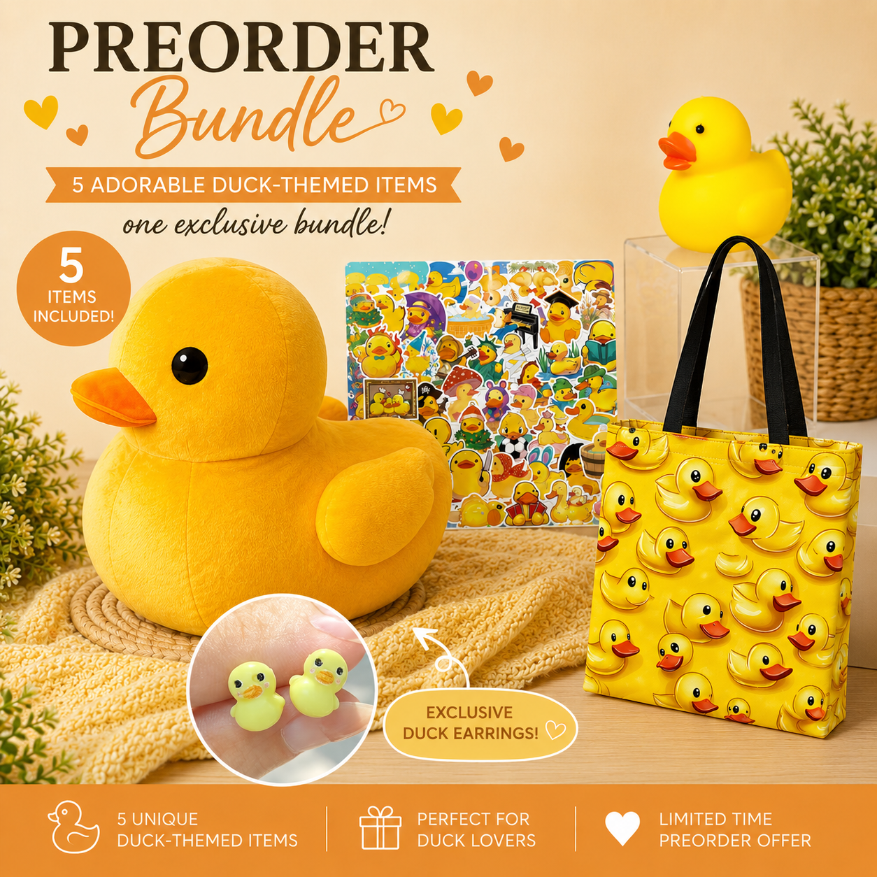 Preorder Animal Bundle - “Rubber” Duck