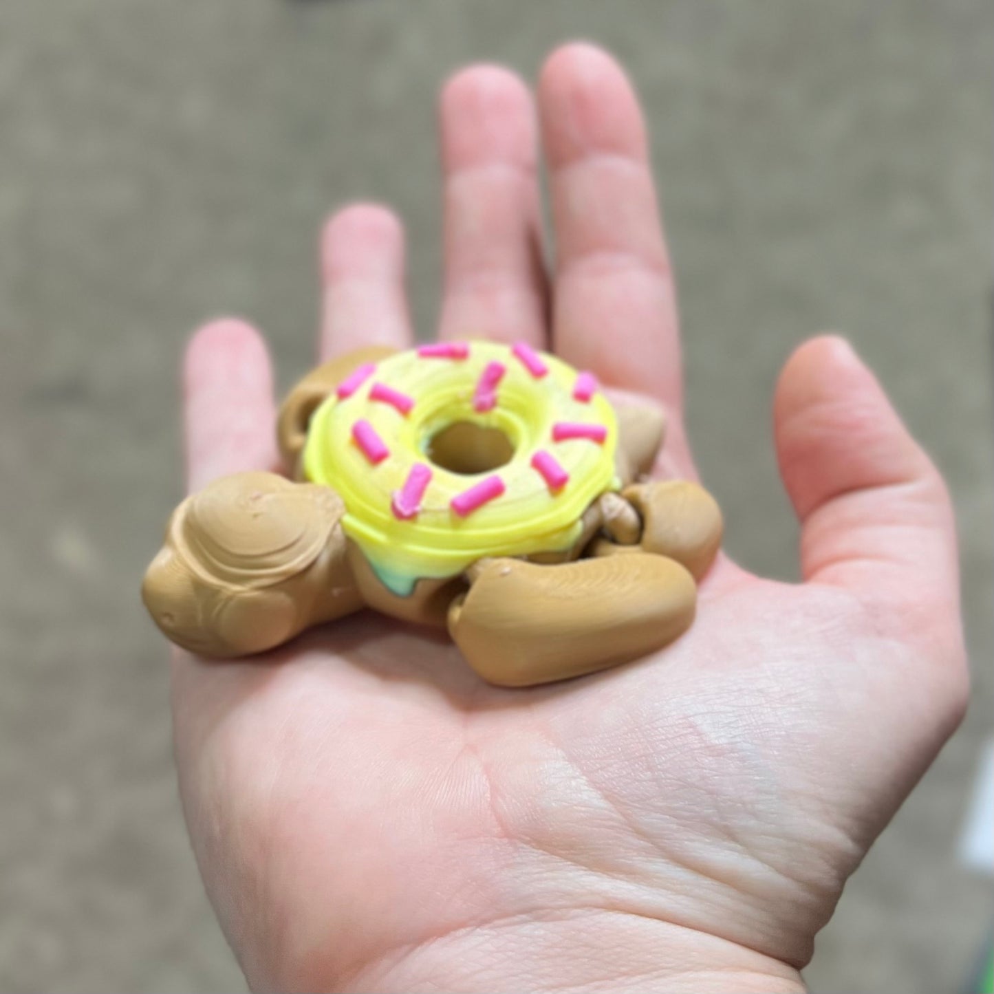 MINOR Defect Ready to Ship Made by Mike: Donut Turtle Fidget