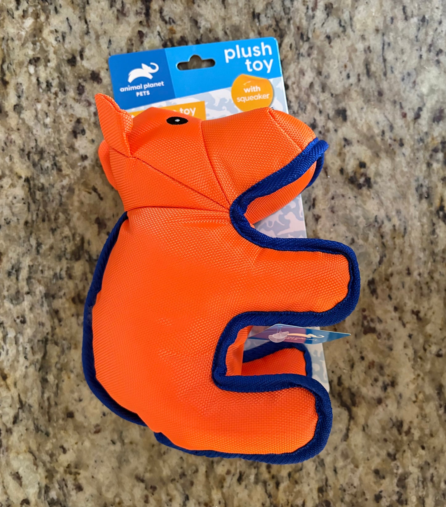 Animal Planet Plush Hippo with Squeaker
