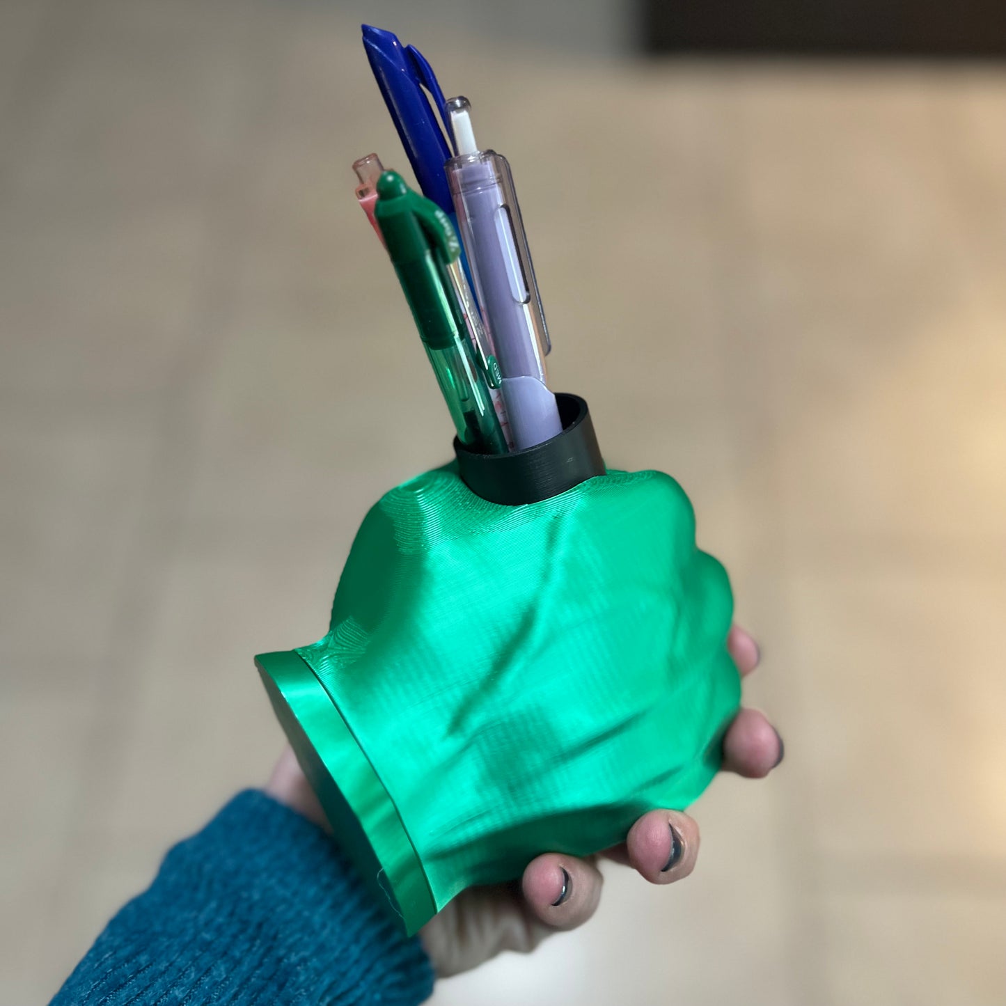 Made by Mike: Smash Hand Pen Holder