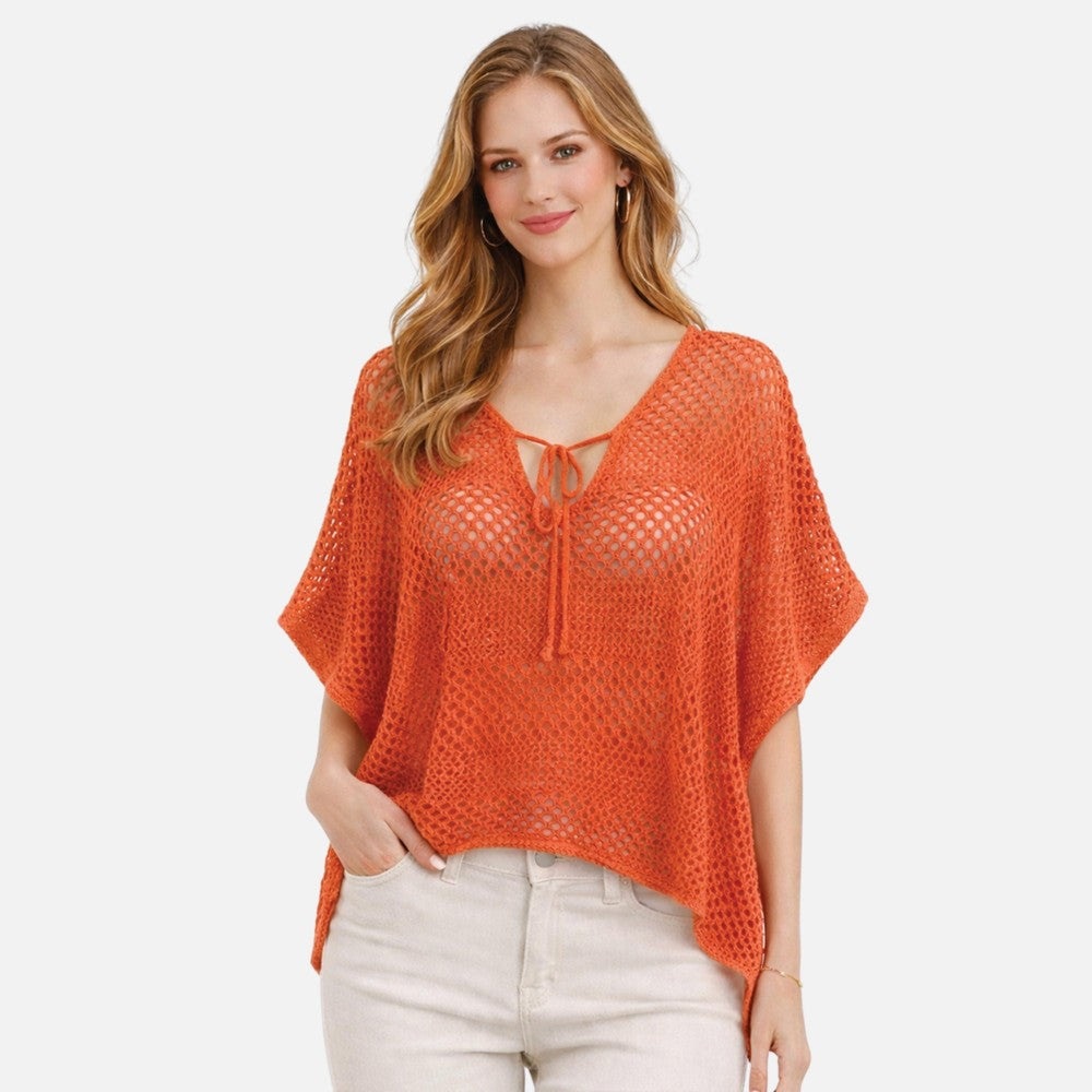 Do Everything In Love Crochet Poncho