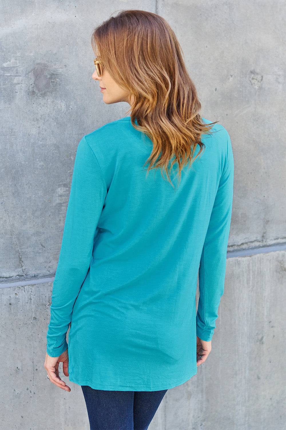 New Year DOORBUSTER Basic Bae Full Size Round Neck Long Sleeve Top
