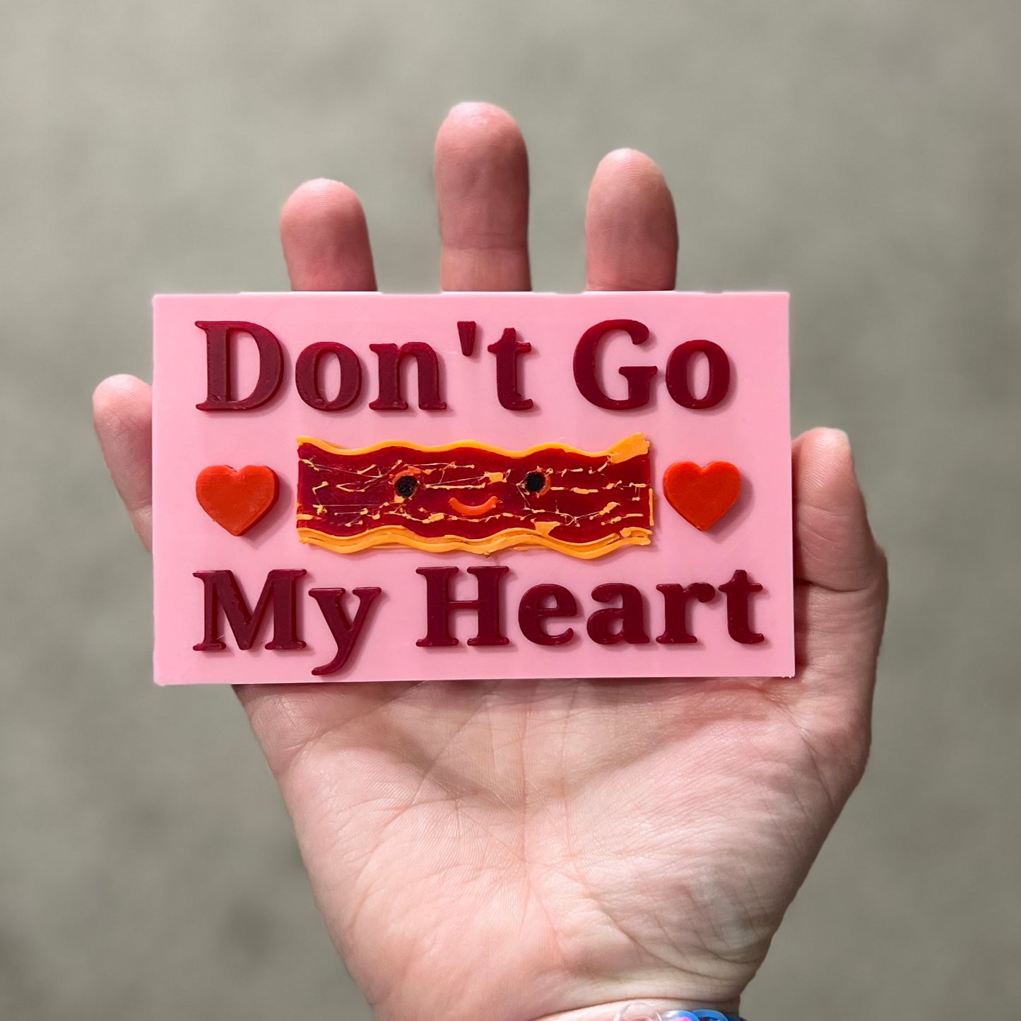 Made by Mike: Don’t Go Bacon My Heart 3D Printed Decor