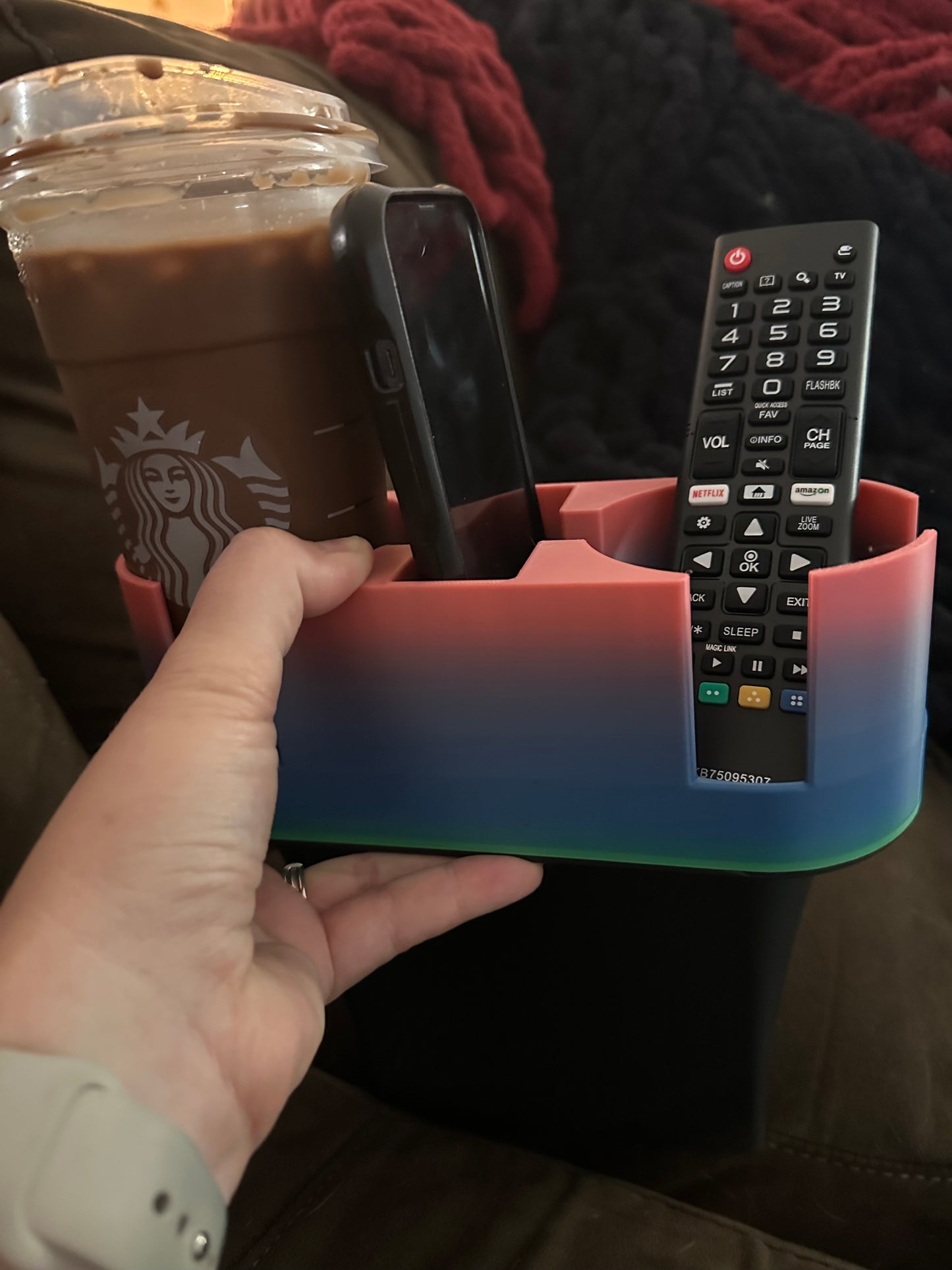 Made by Mike: Couch Cup/Phone/Remote Holder