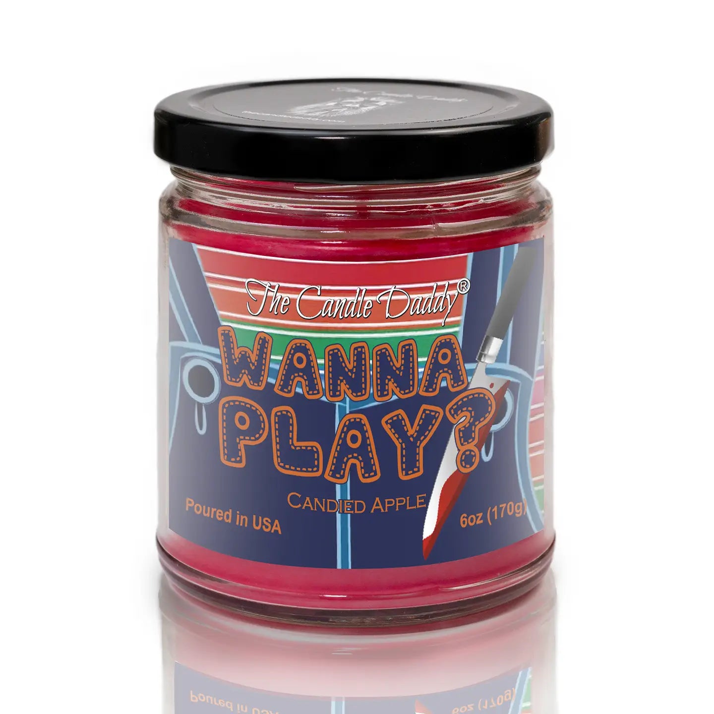 Wanna Play? -Candied Apple Candle