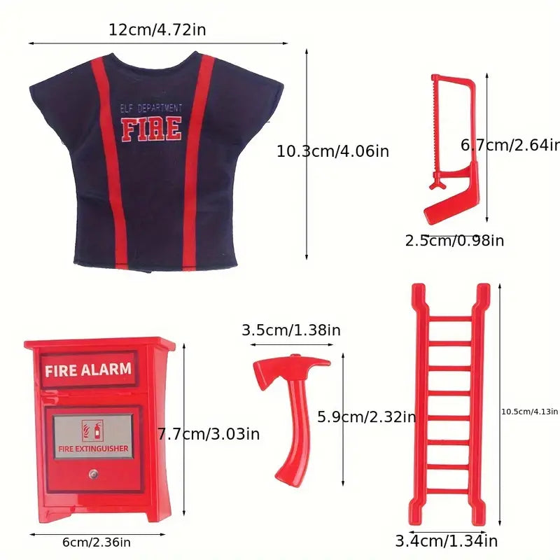 Elf Fire Department Costume