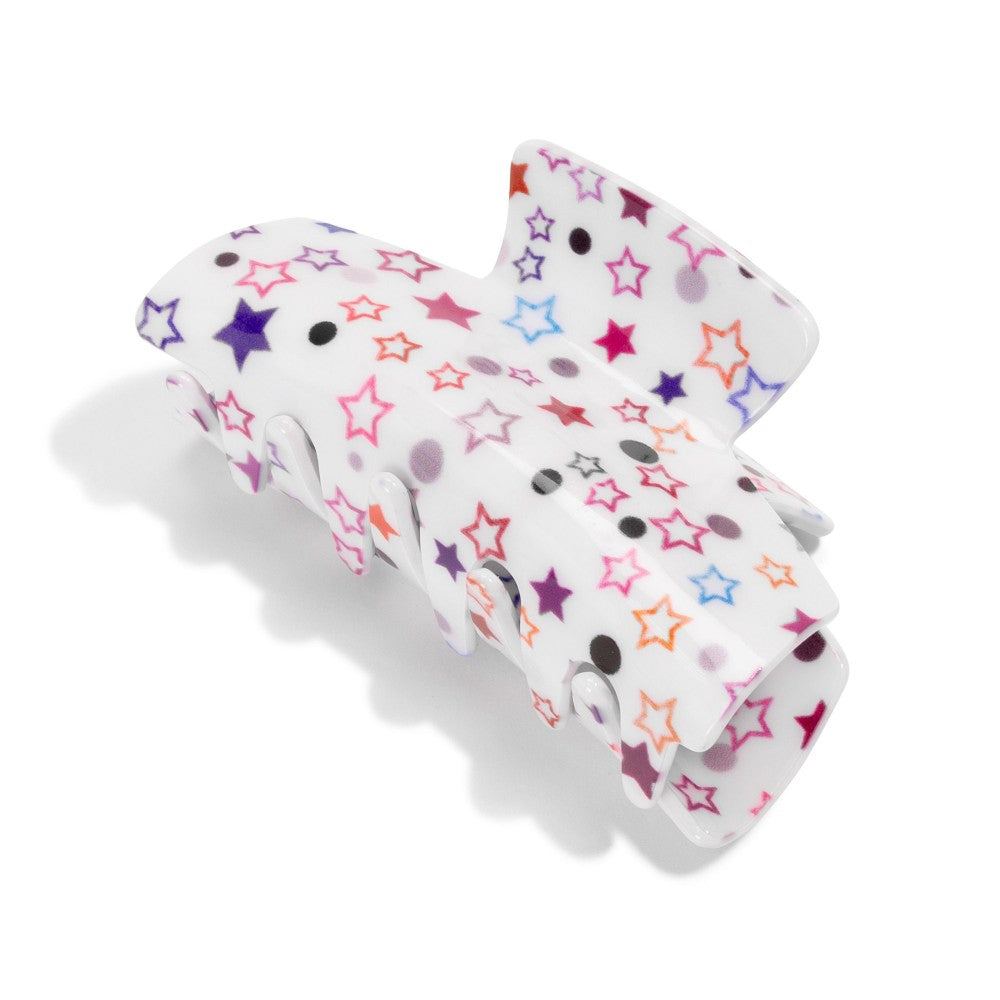 Star Printed Claw Hair Clip